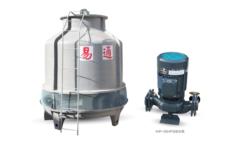 圆形逆流冷却水塔